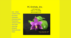 Desktop Screenshot of pcorchidsinc.com